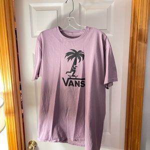 vans shirt, magenta color